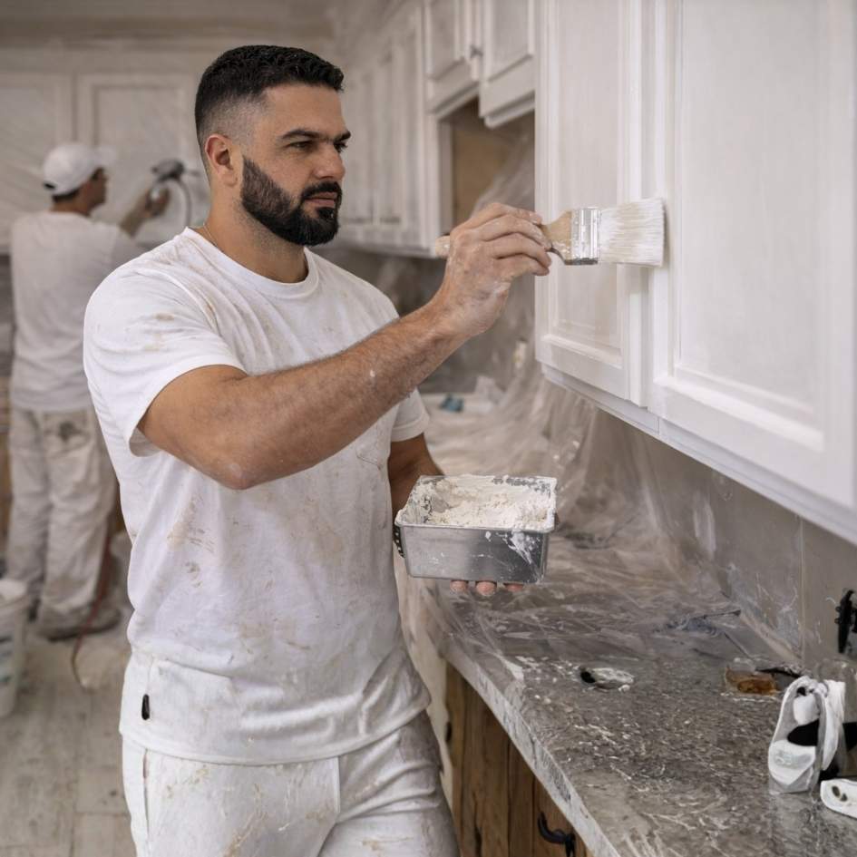 Cabinet painting services